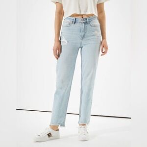 American Eagle AE Highest Waist '90s Boyfriend Jean Size 8 Light Wash